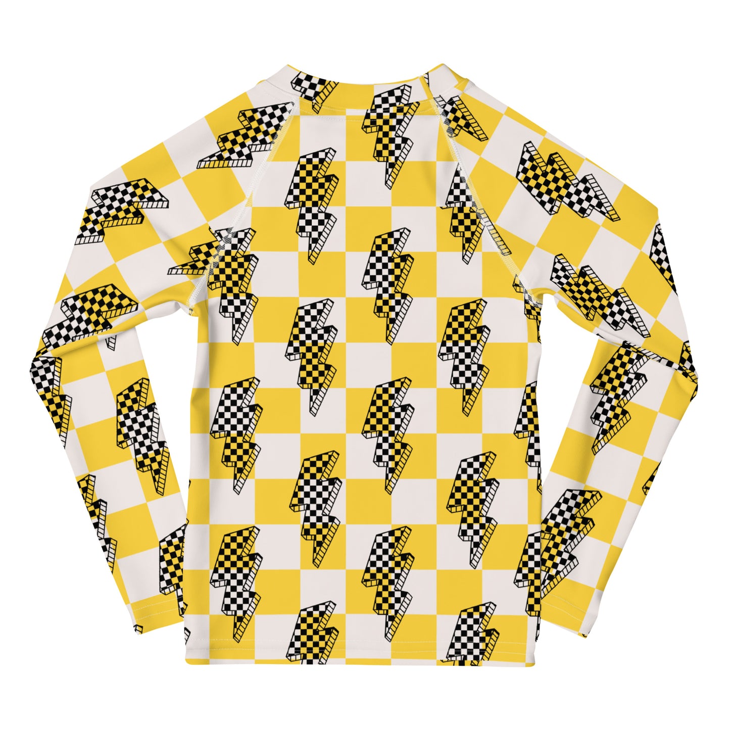 Checked Bolt Rash Guard