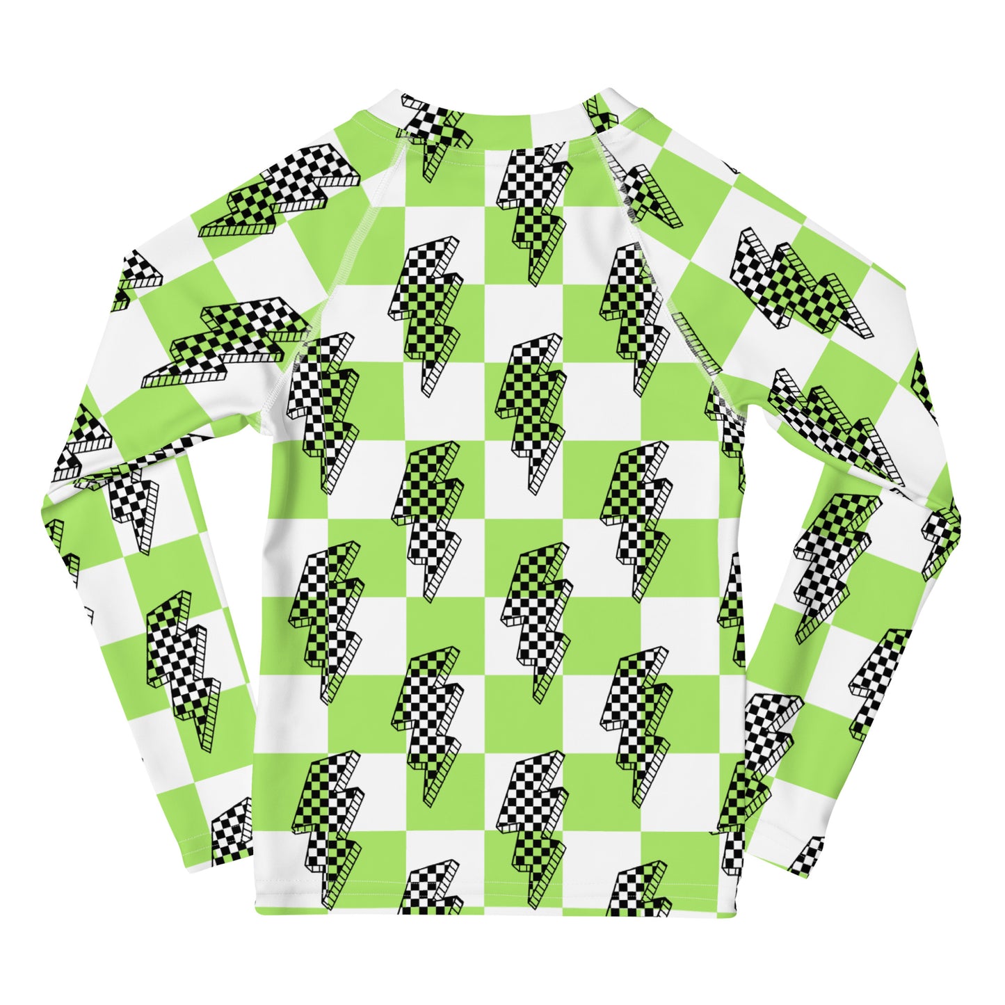 Checked Bolt Rash Guard