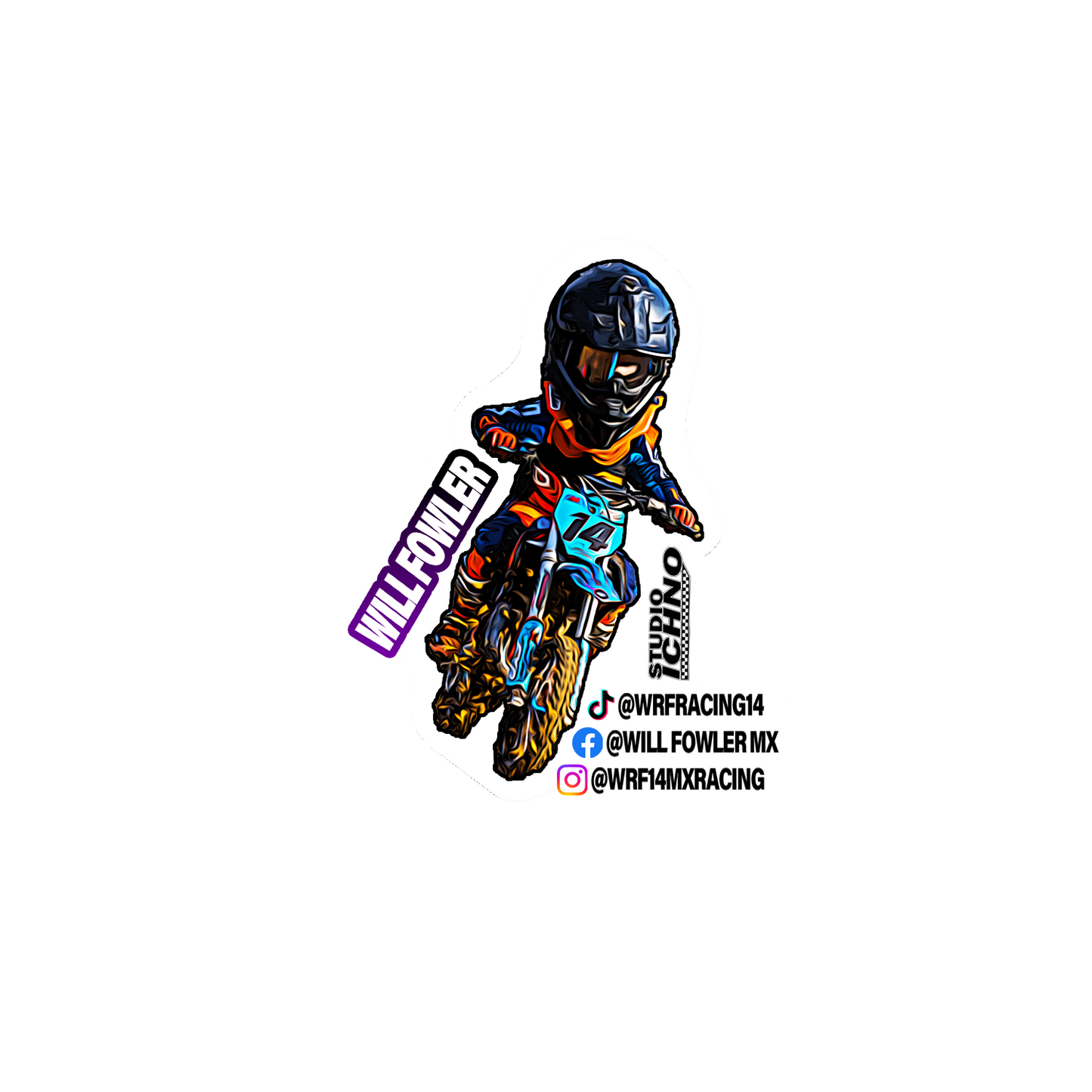 Custom Cartoon Sticker (Design Only)